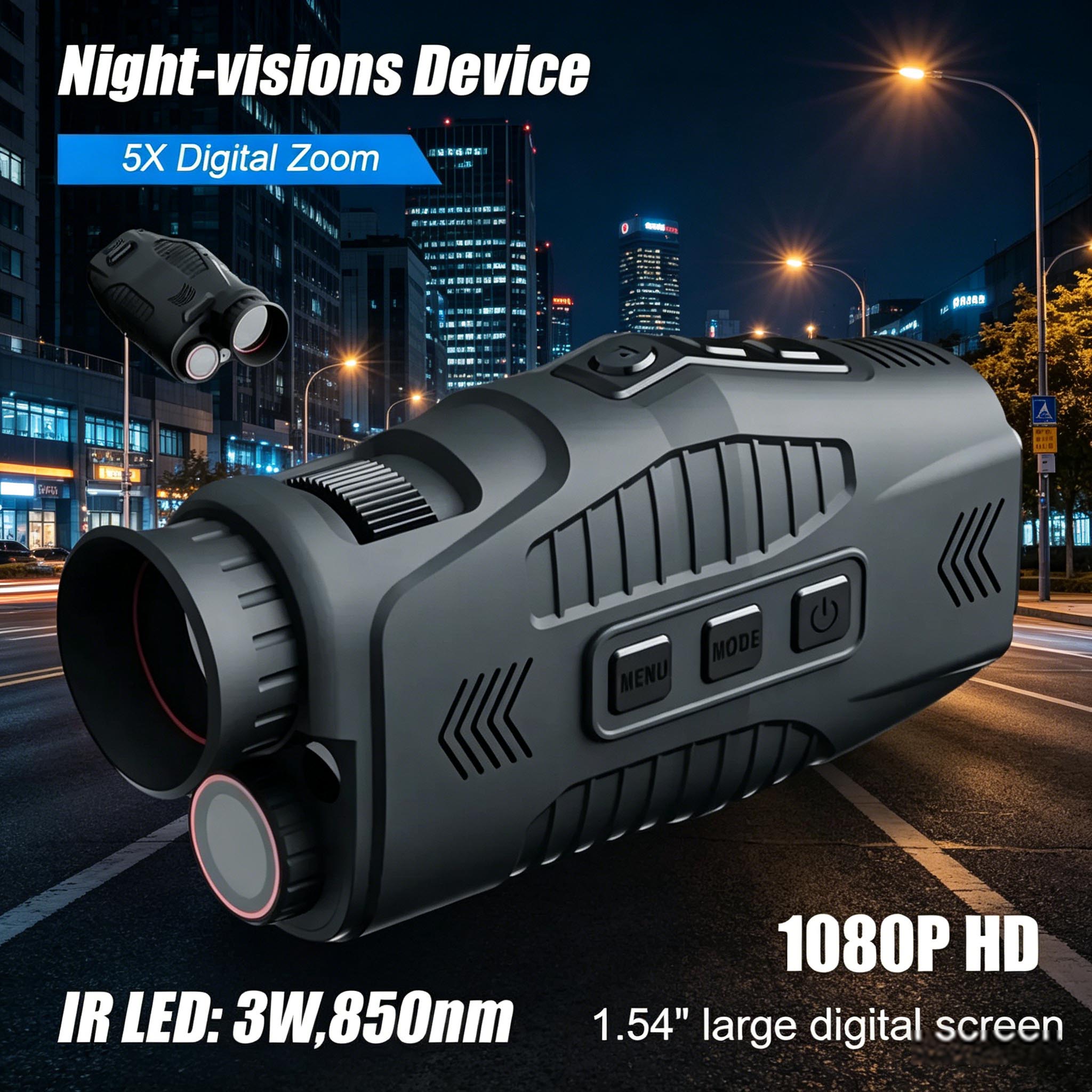 Thermal Night Vision Monocular - R11 1080P Monocular Infrared Night Vision