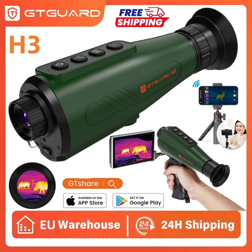 Thermal Night Vision Monocular - Thermal Imaging Monocular AI Super-resolution384*288 Night