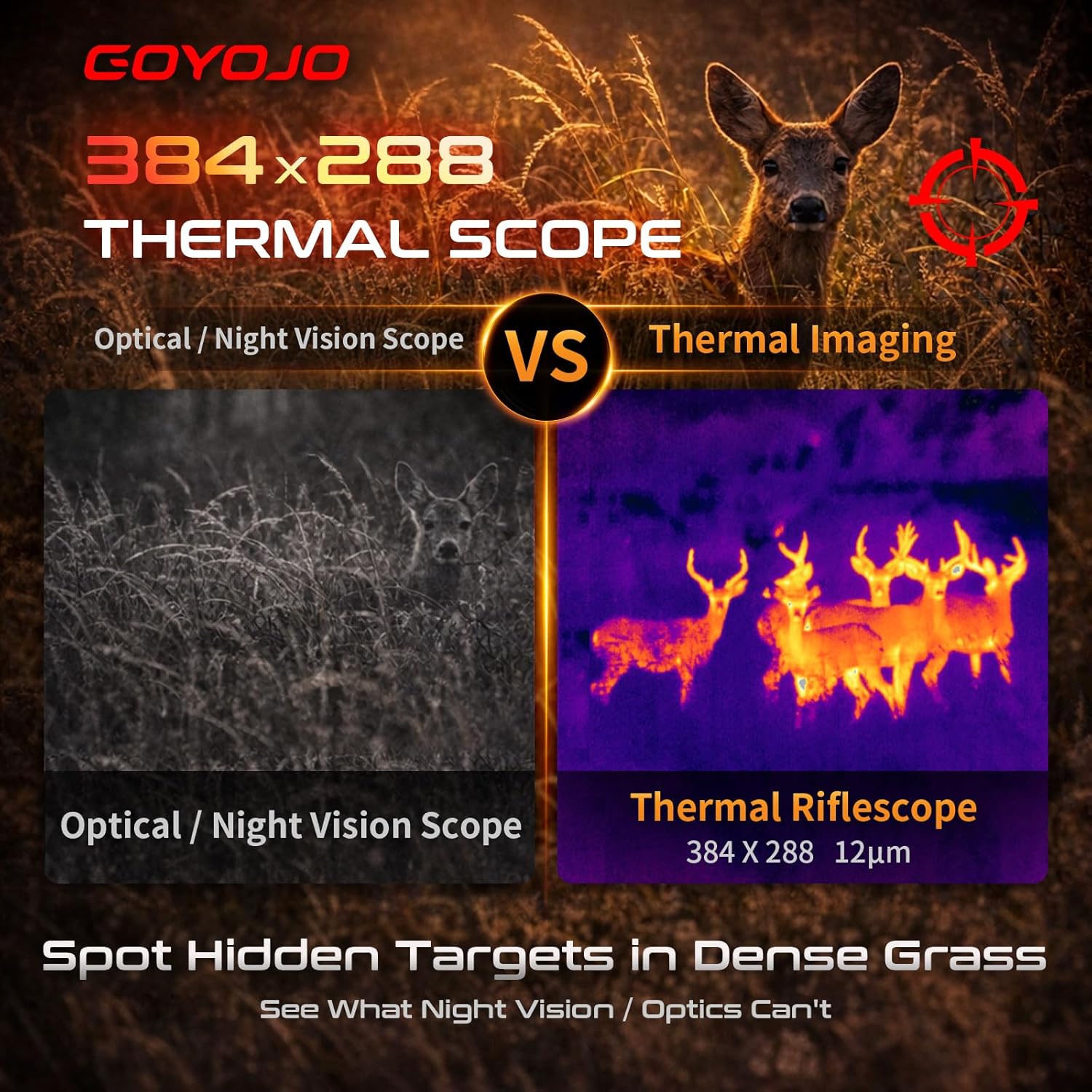 Thermal Imaging Monocular 384X288 - GOYOJO Thermal Scope 384x288 Thermal Imaging