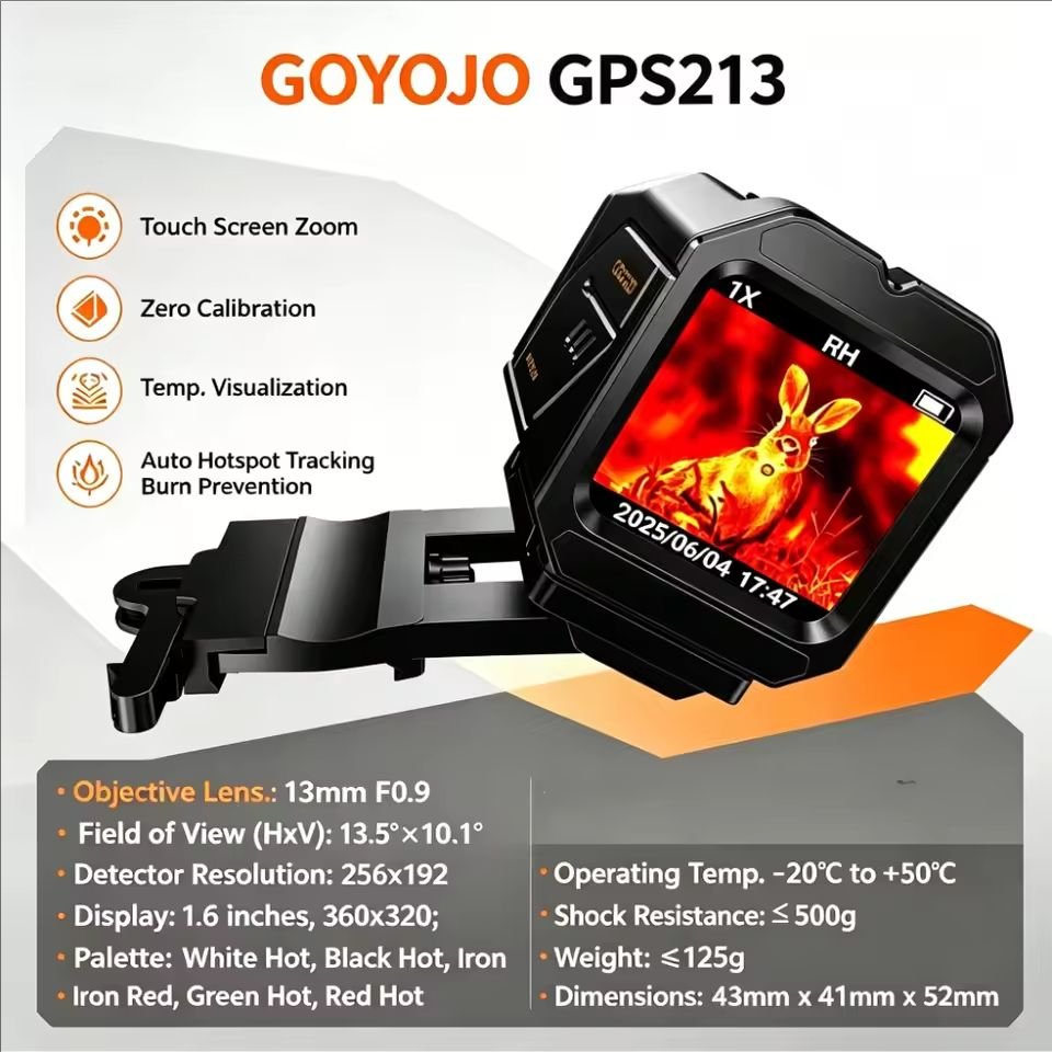 GOYOJO Mini Touch Infrared The - огляд і ціна Handheld Thermal Camera 256X192