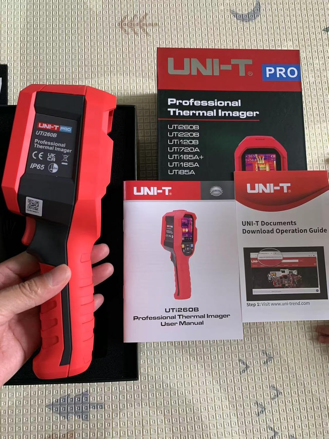 UNI-T UTi260B Thermal Imager 2 - огляд і ціна Thermal Camera Pcb Repair 256X192