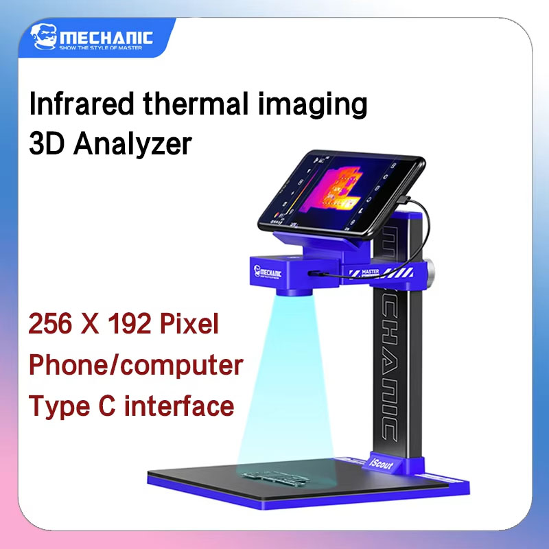 Mechanic iScout 3D Thermal Ima - огляд і ціна Thermal Camera Pcb Repair 256X192