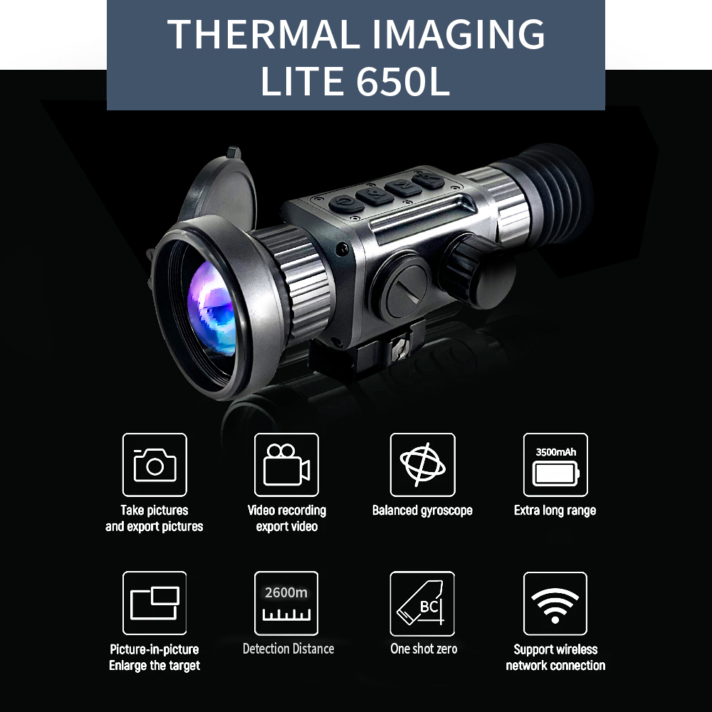 LITE-650L 640x512 8X 2600m Nig - огляд і ціна Thermal Scope 640X512 Hunting