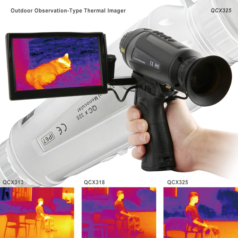 QCNV QCx325 Long-Range Infrare - огляд і ціна Infrared Thermal Monocular 50Hz