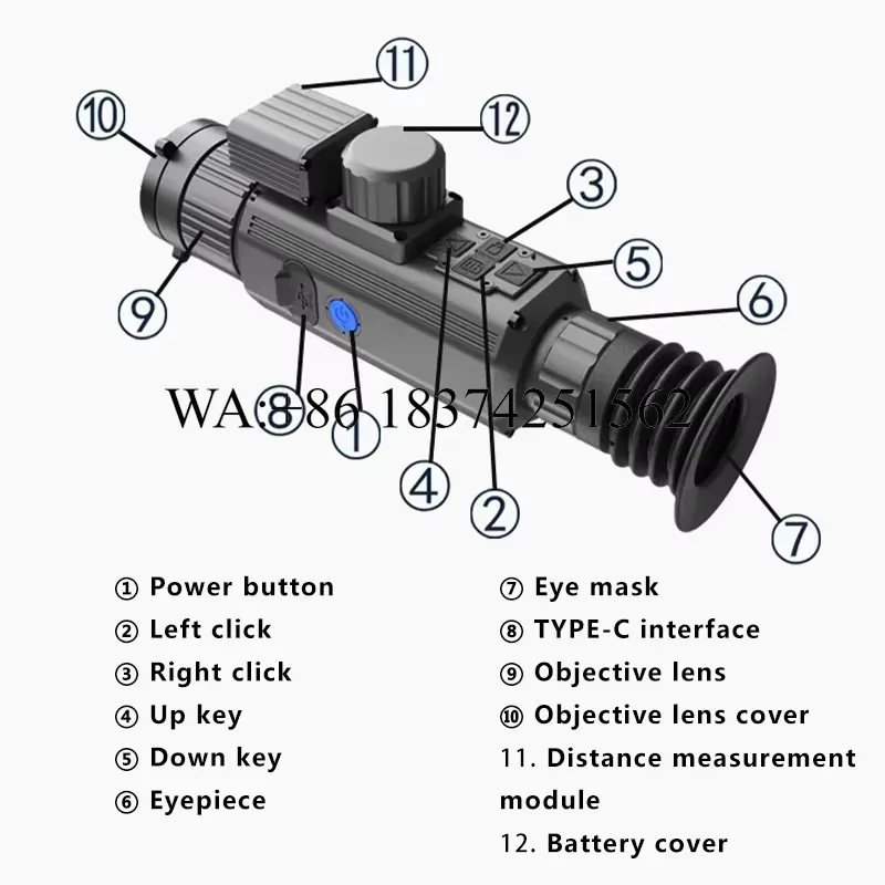 Wmwmnu for Hunting Thermal Ima - огляд і ціна Thermal Scope 640X512 Hunting
