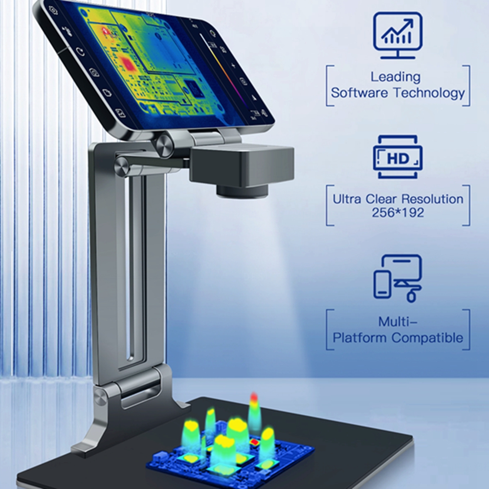 3D Thermal Imaging Analyzer 25 - огляд і ціна Thermal Camera Pcb Repair 256X192