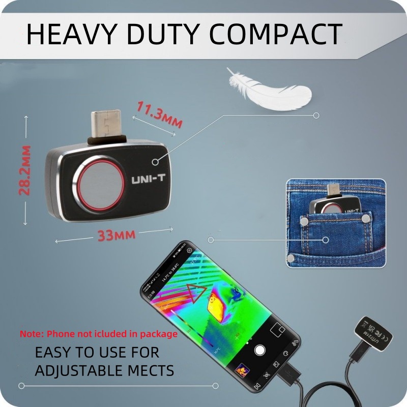 UNI-T UTi721M 256x192 Android  - огляд і ціна Thermal Camera Pcb Repair 256X192