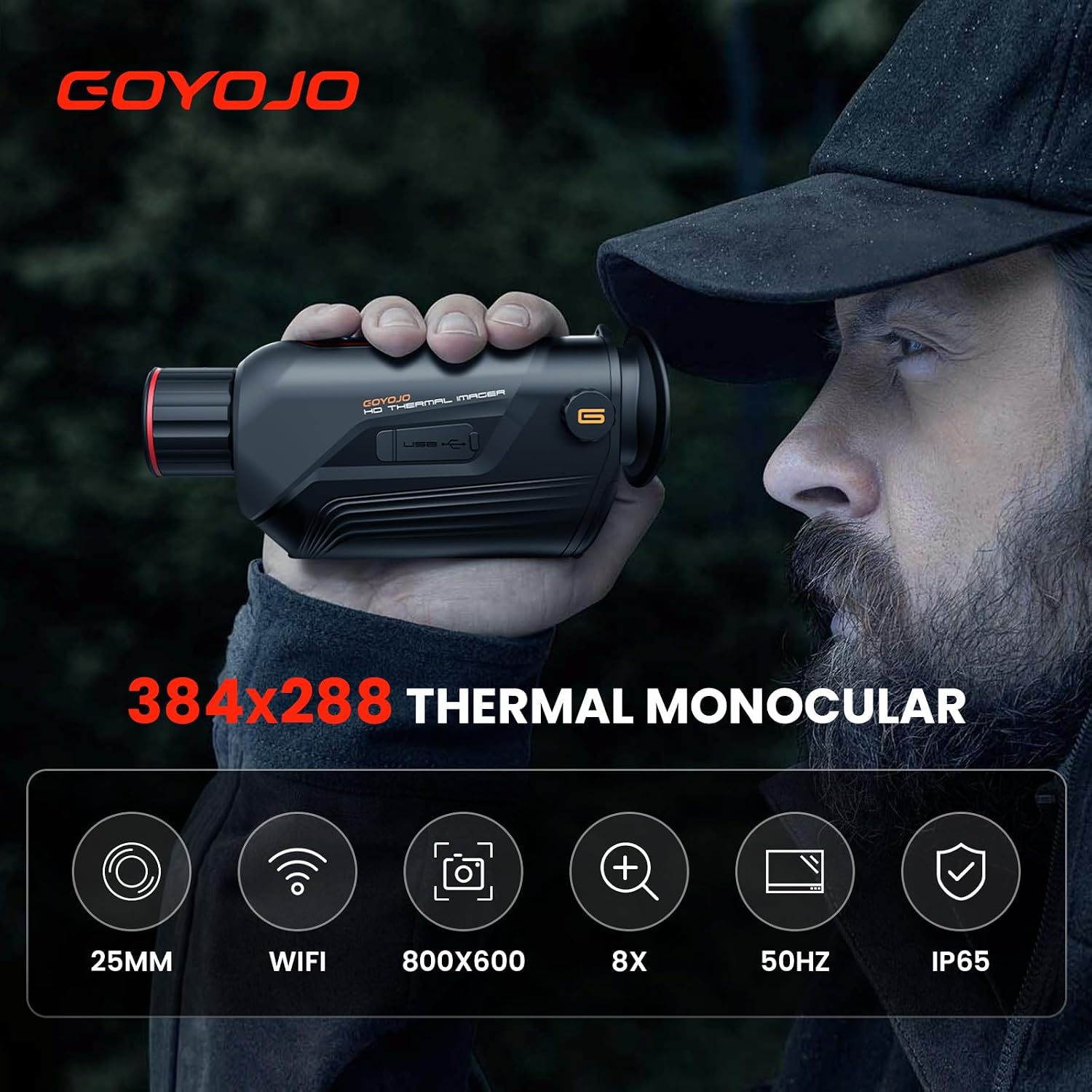 GOYOJO G325 G315 Thermal Imagi - огляд і ціна Thermal Camera Monocular 25Mm Lens