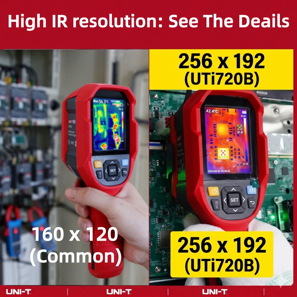 UNI-T Official UTi720B  WiFi T - огляд і ціна Thermal Camera Pcb Repair 256X192