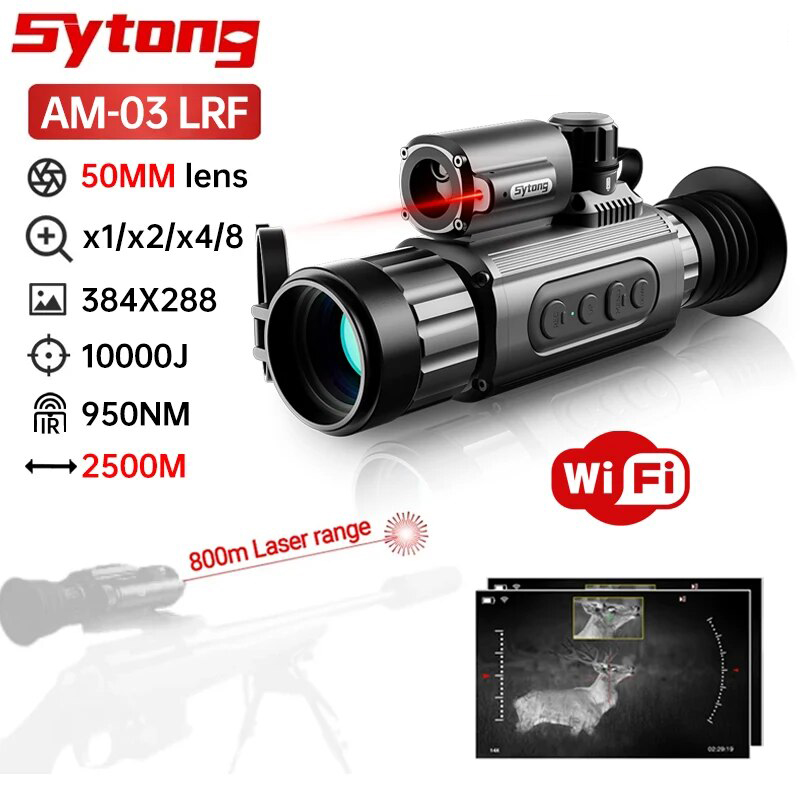 Sytong AM03 AM06-50LRF Thermal - огляд і ціна Thermal Monocular Laser Rangefinder