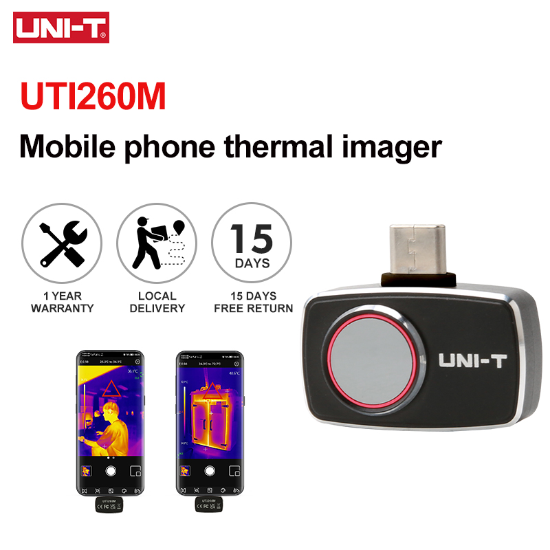 UNI-T Thermal Camera For Phone - огляд і ціна Thermal Camera Pcb Repair 256X192