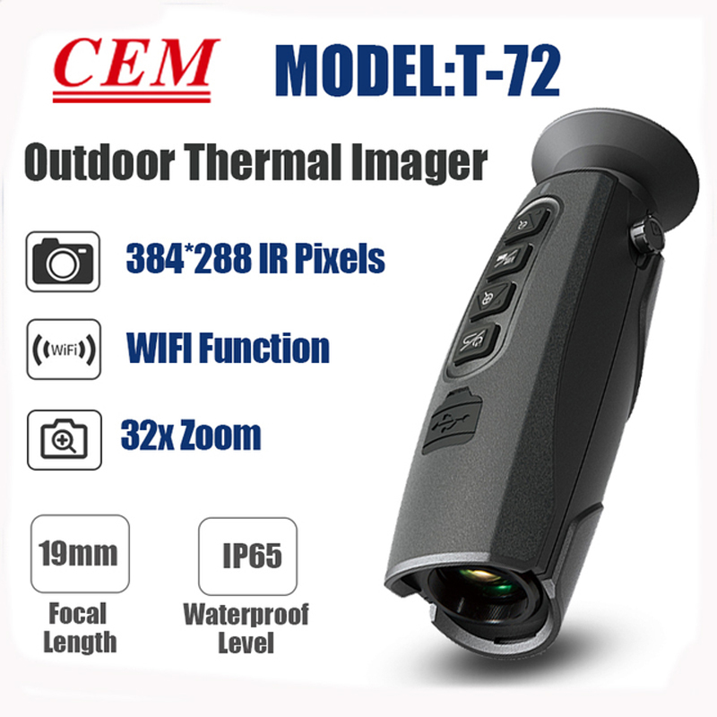 CEM T-72 Monocular Outdoor The - огляд і ціна Infrared Thermal Monocular 50Hz