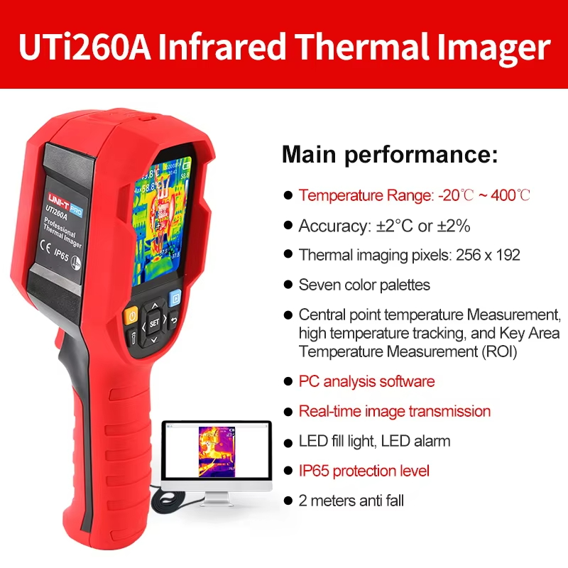 UNI-T Infrared Thermal Camera  - огляд і ціна Handheld Thermal Camera 256X192